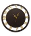 Earth Classy Wall Clock - Black & Gold