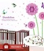 Vedi Toys Purple Flower & Butterfly Wall Decal - Buy 1 Get 1 Free