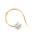 Jewel Creation 0.07Ct Diamond Nosepin In 14Kt Gold