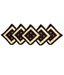 Cenizas Stylish Brown Cushion Cover Set of 5