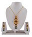 Adhira Heavenly Golden Plated Pendant Set