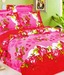 Saaz Dekor Pretty Pink Double Bed Sheet With 2 Pillow Covers - 3 Pieces