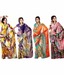 Variation Pretty Printed Saree Combo of 4