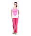 Sweet Dreams Dark Pink Cotton Printed Nightsuit Set