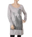 Benetton Grey Printed Cotton Top
