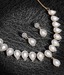 Oleva Erona Resplendent Pearl & AD Necklace Set