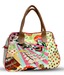 Carry On Bags Beige Vintage Print Handbag