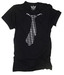 Unisopent Black Check Tie T-Shirt