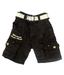 Jazzup Coffee Brown Shorts For Kids