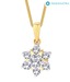 Nakshatra Stunning Diamond  Studded Gold Pendant