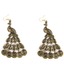 Go Hooked Gorgeous Peacock Earrings