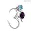 Zevrat Divine Sterling Silver Om Pendant