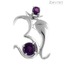 Zevrat Designer Sterling Silver Om Pendant