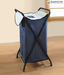 Swayam Dark Blue & Grey Laundry Bag Metal Mania