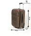 WalletsnBags Military Green Striped Trolley Luggage