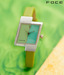 Foce Sleek Natural Green Watch