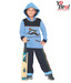 Yobro Blue & Navy Night Suit For Kids