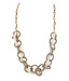 Embellish Golden & White Pearl Metal Necklace