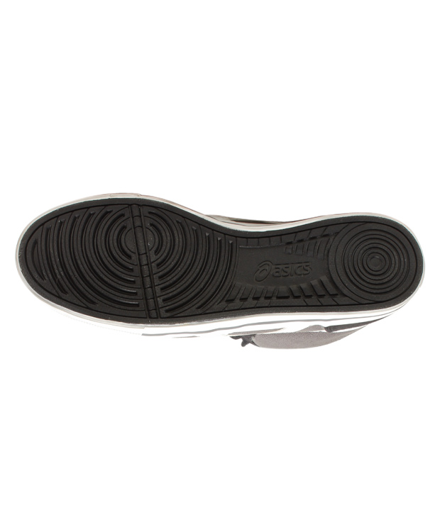 Asics Trendy Grey & Black Canvas Sneakers