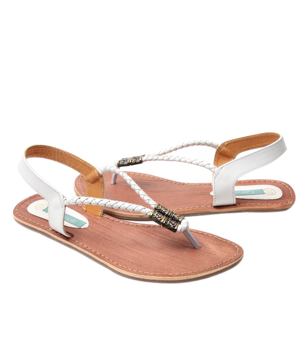 Catwalk Greek White Rope Sandals - Buy Women's Sandals @ Best Price ...