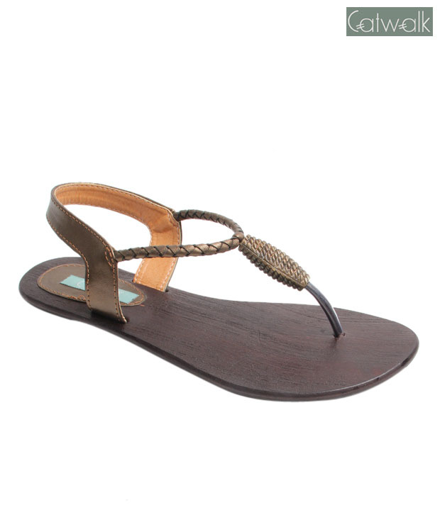 Catwalk Roman Bronze Rope Sandals - Buy Women's Sandals @ Best Price ...