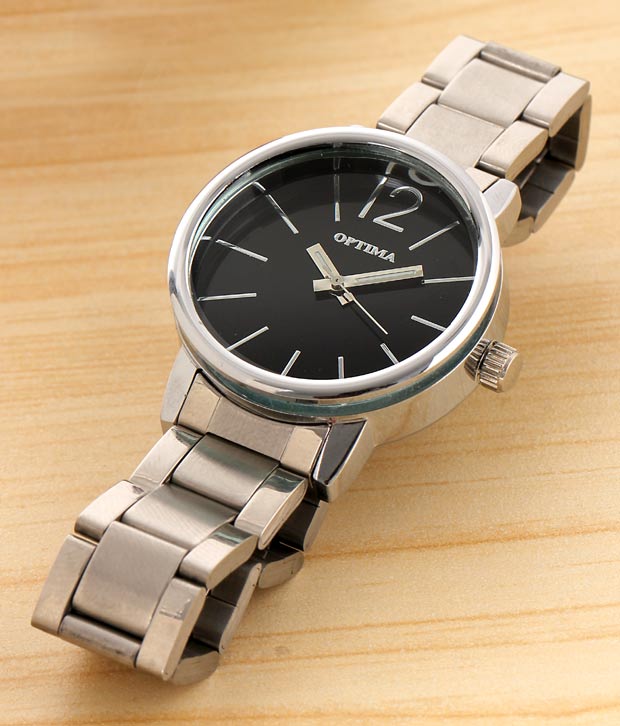 Optima Designer White Watch Combo