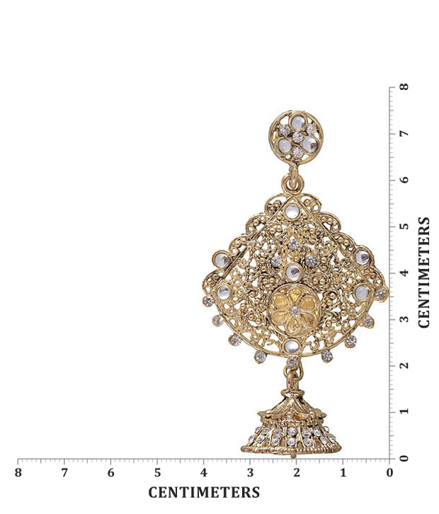 Kriaa Ravishing White Earrings