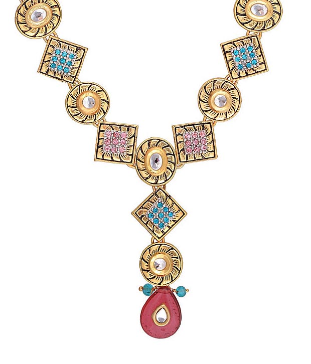 Kriaa Abstract Design Necklace Set