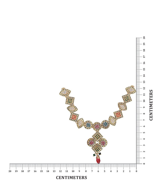 Kriaa Attractive Crystal Necklace Set