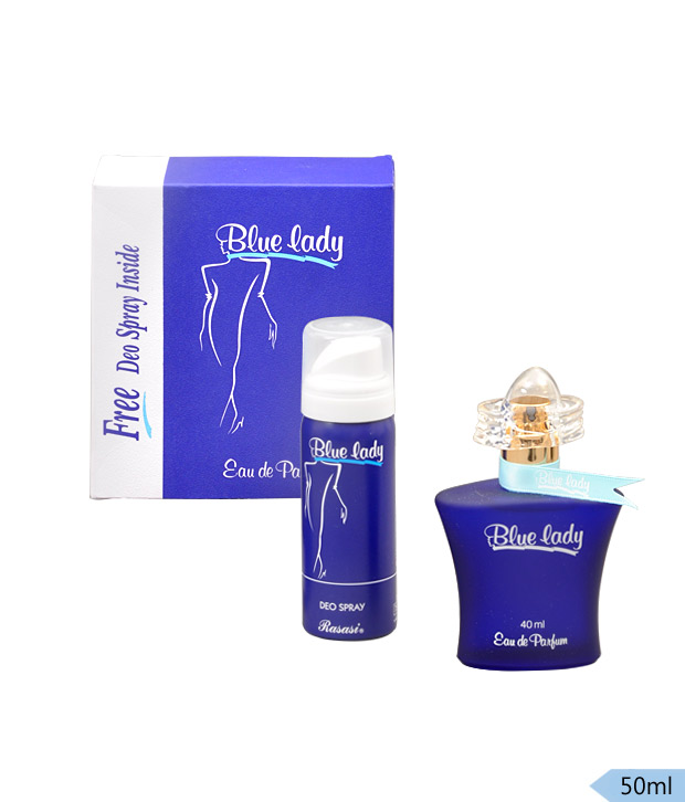 Rasasi Blue Lady With Deo Spray 40Ml/50Ml