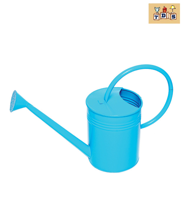 The Decoration Store Beautiful Blue Iron Water Can