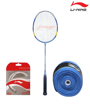 Li-Ning SS 98 Badminton Racquet + Li-Ning String AP-70 + Li-Ning Grip GP-13