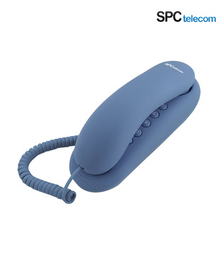 SPC Ergonomic Designed Corded Landline Phone 3016 (Blue)