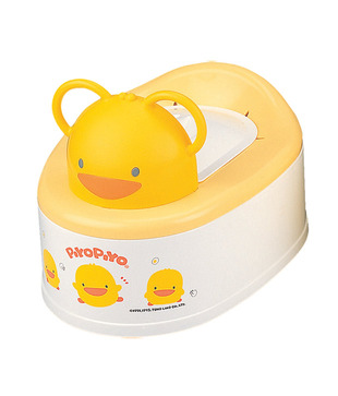 PiyoPiyo 2 Stage Potty Trainer- White