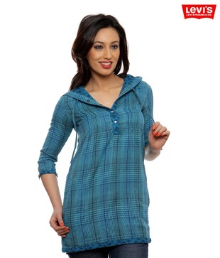 Levi's Blue Reversible Top