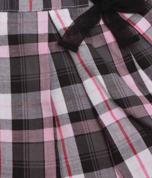 Nauti Nati Pretty Grey Plaid Skirt