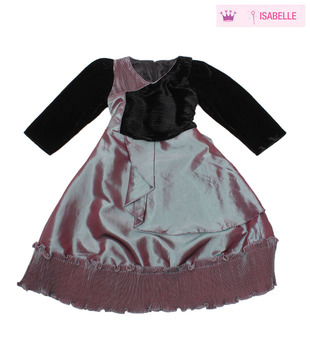 Frock Black Purple  & yepme Kids safety Isabelle For shoes Party