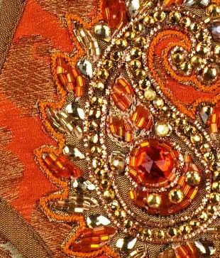 Raja Sahab Brown & Rust Dhoti Kurta For Kids