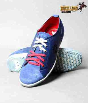 Blue Lace Shoes on Buy Buckaroo Driving Denim Blue Lace Up Shoes For Men   Snapdeal Com