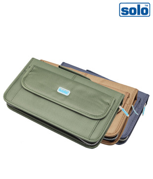 Solo Computer CD Wallet, Zipper (single pc for 80 CD's)