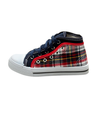 Universal Cute Red & Blue Canvas Shoes