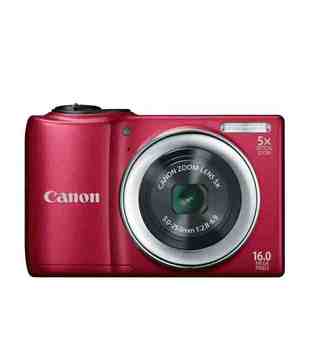 Canon PowerShot A810 16MP Point & Shoot Digital Camera (Red)