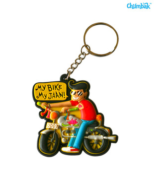 Chumbak Indian Biker Keychain
