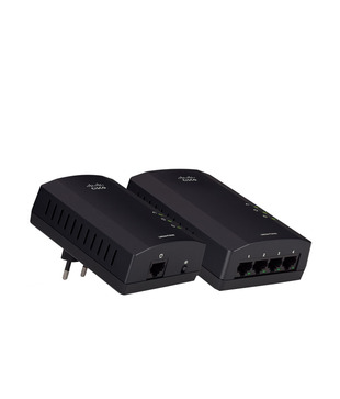 Cisco Linksys Powerline 4-port Kit (1-port Fast Ethernet + 4-port Fast Ethernet)