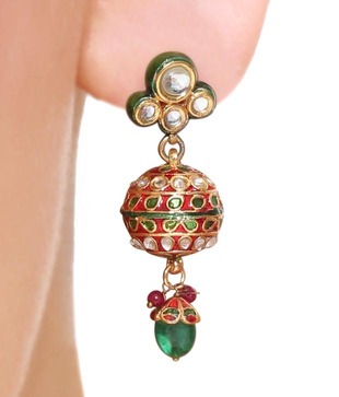 Dilan Traditional Multicolour Jhumkis
