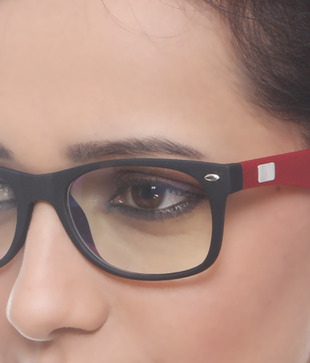 Gansta Red Wayfarer Optical Frame