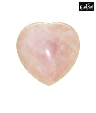Piebee Rose Quartz Heart