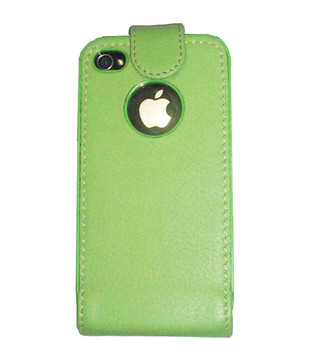 Gripss Iphone 4/4s Leather Cover-GSMC 1001-A011 (Green)