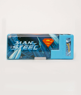 Superman Blue Cute Pencil Box