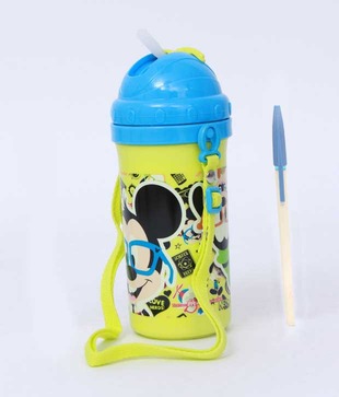 Mickey Yellow And Blue Appealing Sipper Bottle